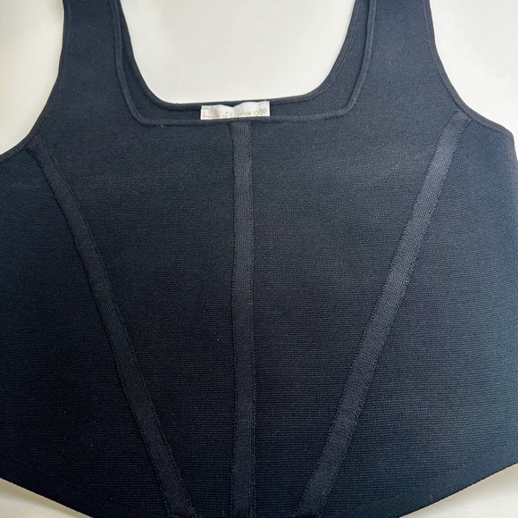 House of Harlow 1960 BLACK Crop Top - Picture 4 of 5